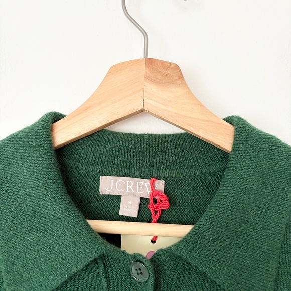 J.crew long sleeve wool blend sweater polo - Picture 4 of 6